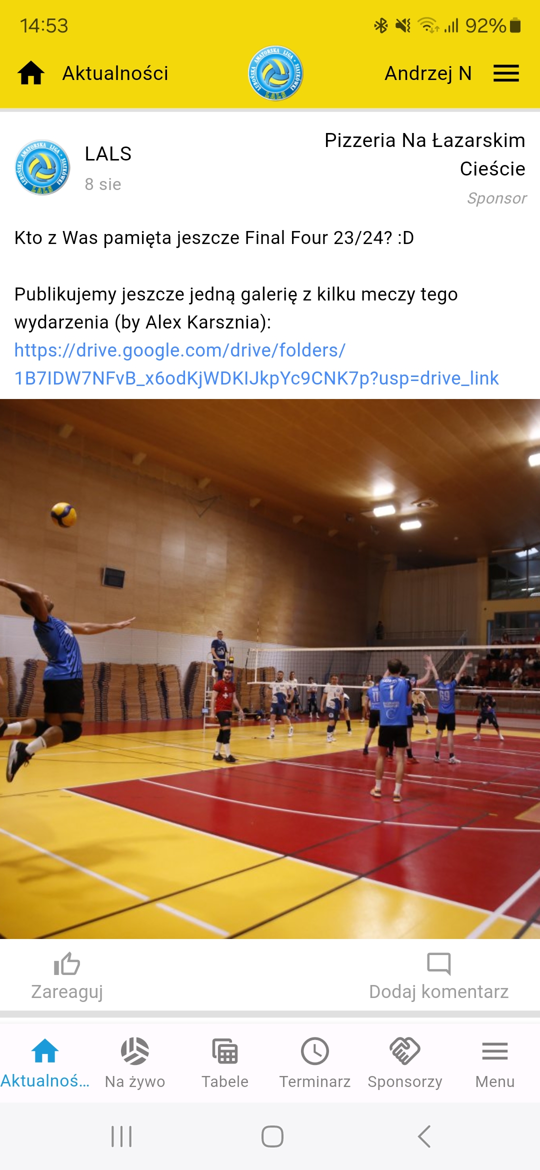Akutalności LALS Akutalności LALS